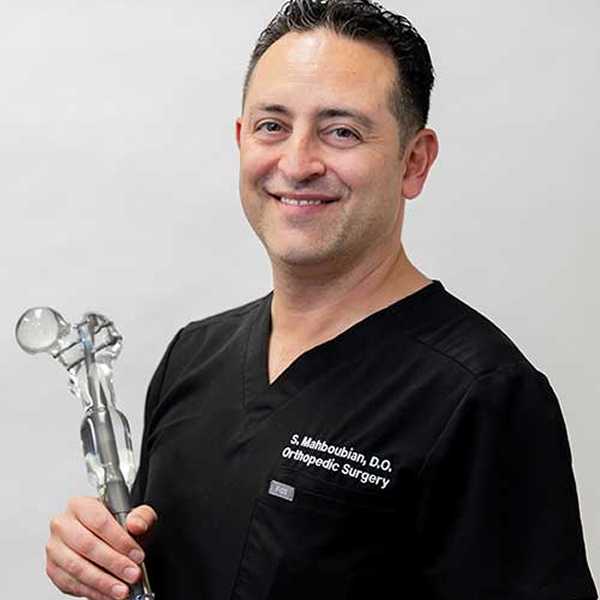 frontal profile of doctor