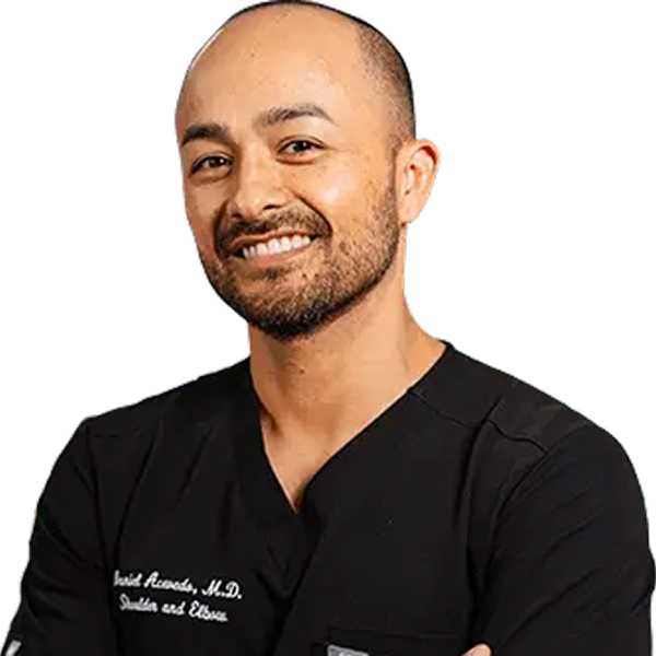 frontal profile of doctor